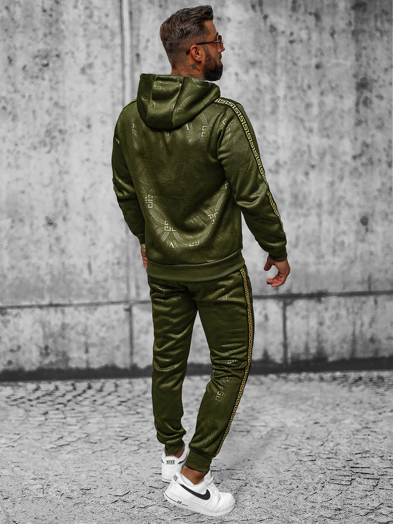 Pánská Tepláková Souprava Zelený OZONEE JS/3C555