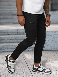 Pánské Džíny Černé OZONEE NB/MP0087N