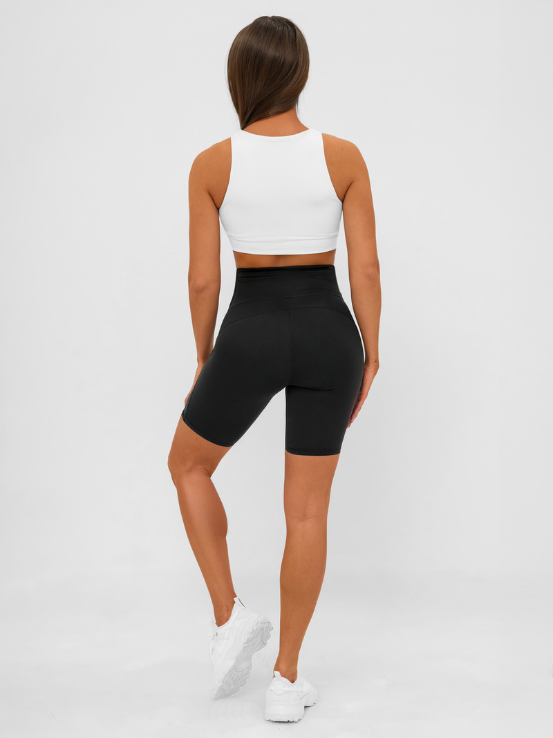 Krátké černé dámské legíny OZONEE JS/17K583/3