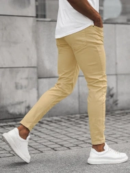 Pánské Džíny Béžové OZONEE E/5388/02