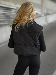 Dámská Vesta Černá OZONEE JS/16M9209/392