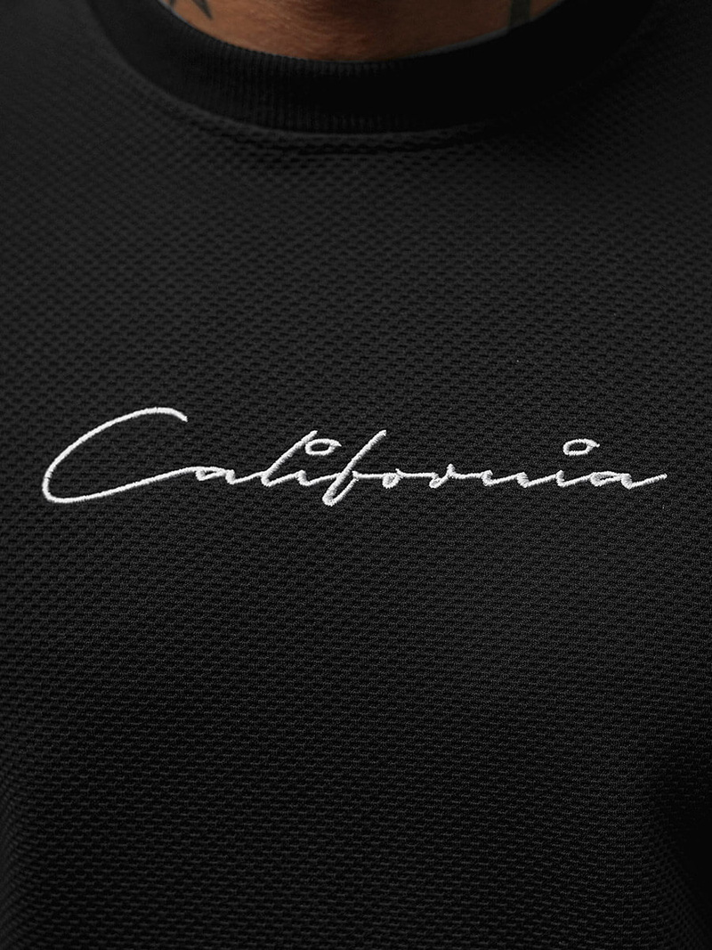 Pánská Mikina Černá OZONEE O/P2029