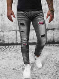 Pánské Džíny Černé OZONEE NB/MP0050NZ