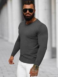 Pánský Svetr Grafitový OZONEE NB/MMB601/3Z