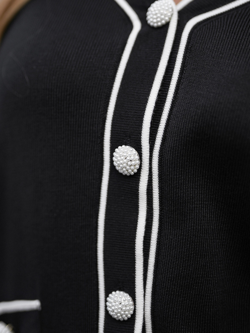 Dámská dvoudílná tepláková souprava černá OZONEE JS/26C8802/3