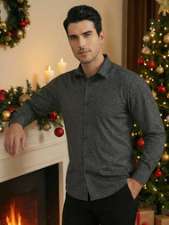 Pánská Košile Černá OZONEE V/V184Z