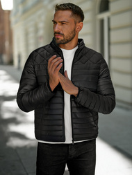 Pánská Bunda Černá OZONEE JS/16M9328/392B