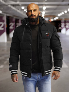 Pánská Bunda Černá OZONEE JS/57M7501/392