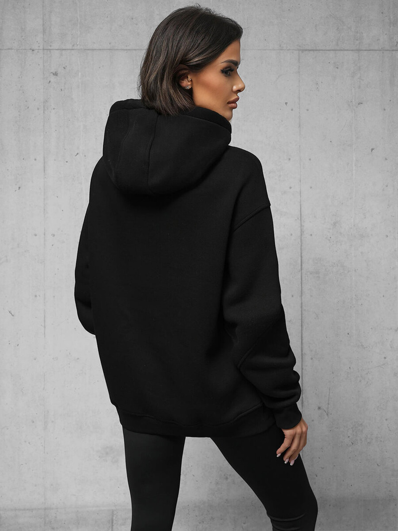 Mikina Černá OZONEE O/SWE23019Z