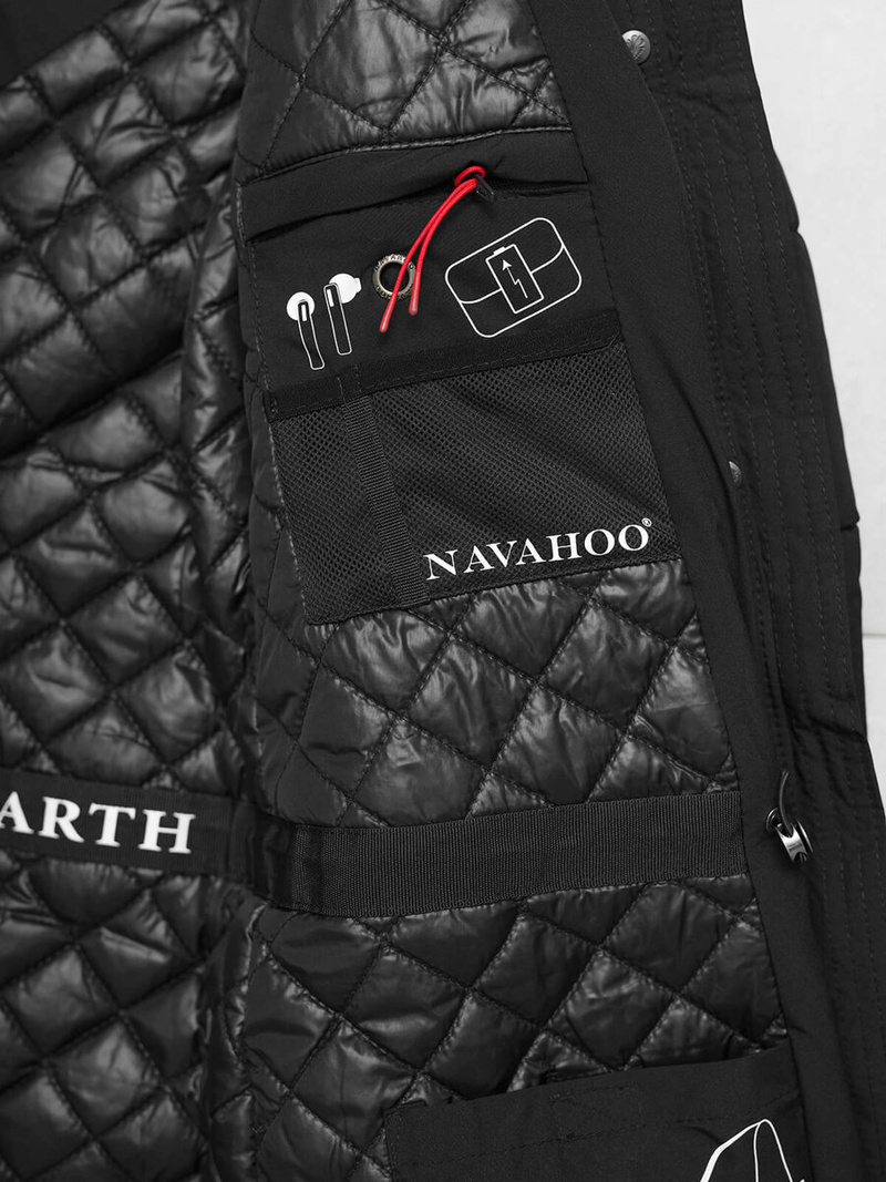 Dámská Bunda Černá OZONEE O/W377Z