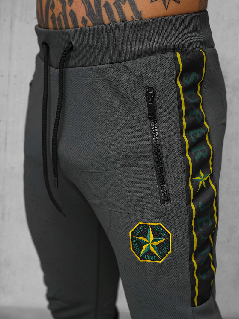 Pánská Tepláková Souprava Grafitová OZONEE O/FF3562AB