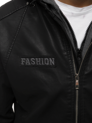 Pánská Bunda Černá OZONEE JB/JP1127