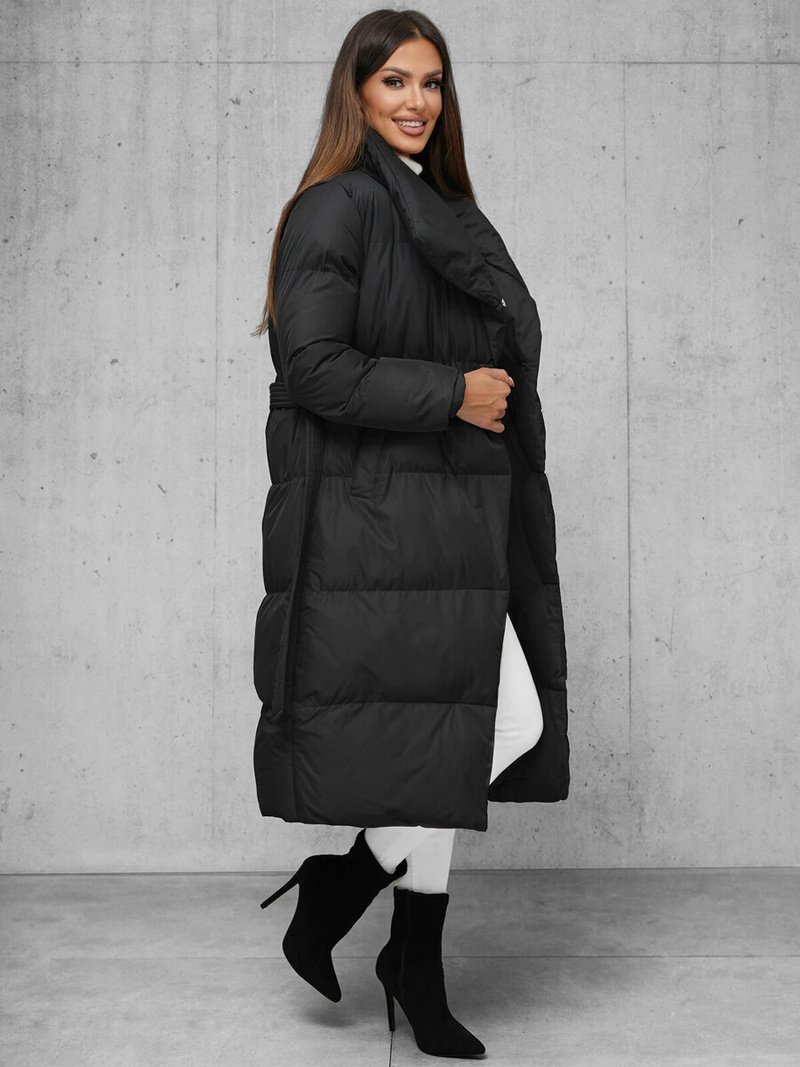 Dámská Bunda Černá OZONEE JS/M737/392Z