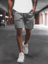 Pánské Kraťasy Šedé OZONEE O/WW20013/2