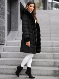 Dámská Bunda Černá OZONEE JS/5M3156/392