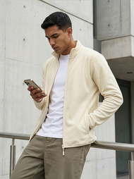 Pánská Mikina Ecru OZONEE JS/HH016/1