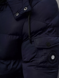 Pánská Zimní Bunda Námořnická Modřá OZONEE JS/27M8111