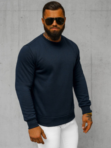 Pánská Mikina Námořnická Modřá OZONEE JS/2001-10Z