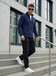 Pánská Mikina Námořnická Modřá OZONEE JS/HH016/25